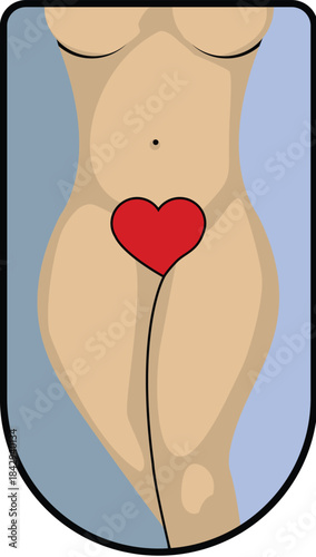 female body logo suitable for bar and discotheque logo