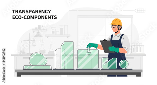 Eco-friendly materials production and testing environment promotes sustainable solutions development