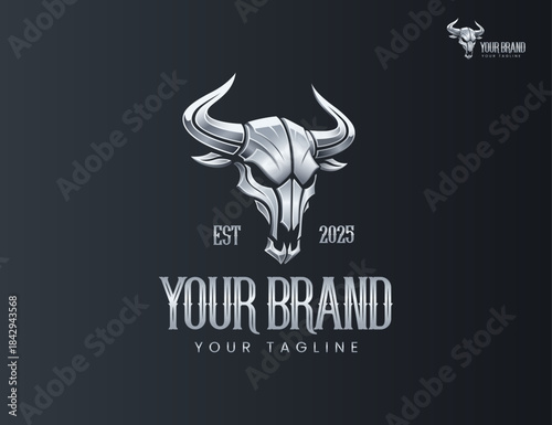 logo Iron Bull Skull