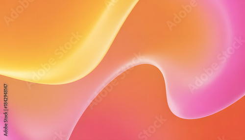 Soft colorful abstract background with smooth flowing shapes, subtle glow, modern minimalist aesthetic, ideal for quiz videos