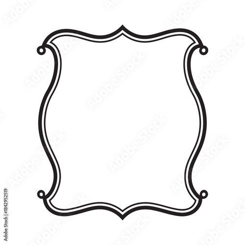 Elegant Ornamental Frame Border for Creative Projects