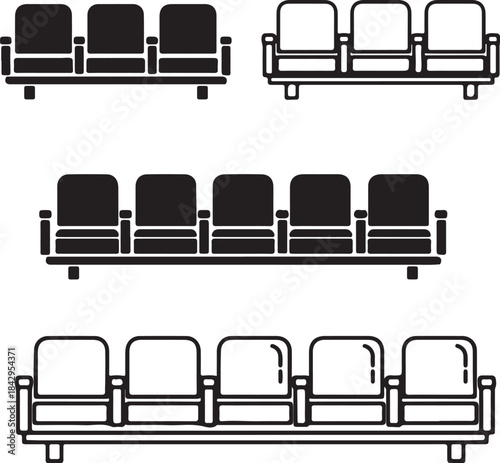 Two soda cans in black and white line style beverage drink also transparent background