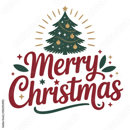 merry christmas lettering