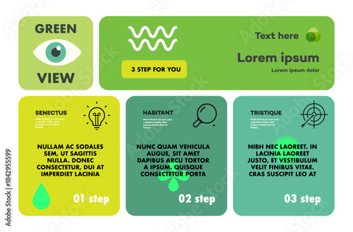 Modern Bento grid web layout simple shape for eco shop, nature product presentation. Metaball y2k pattern template for ui, website