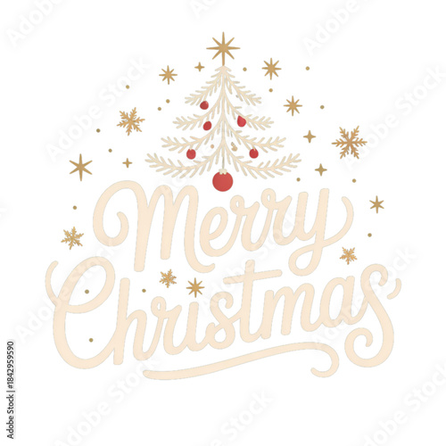 merry christmas lettering