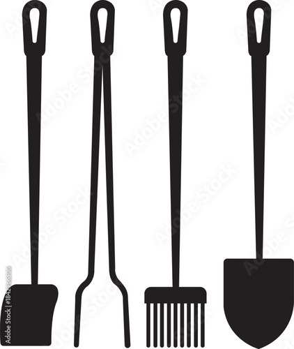 Indoor fireplace tools