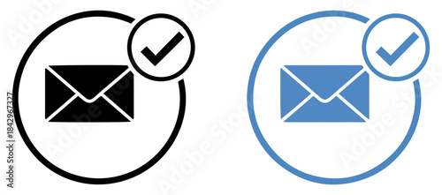 email sent confirmation check icon