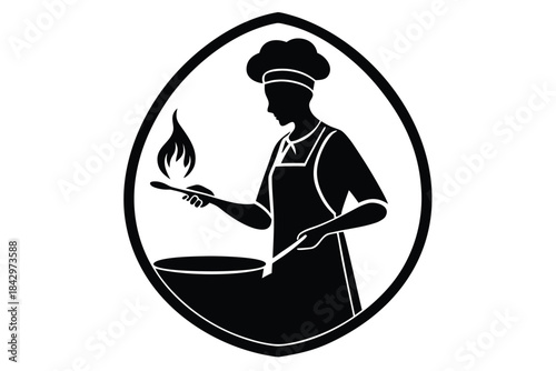 cooking silhouette icon