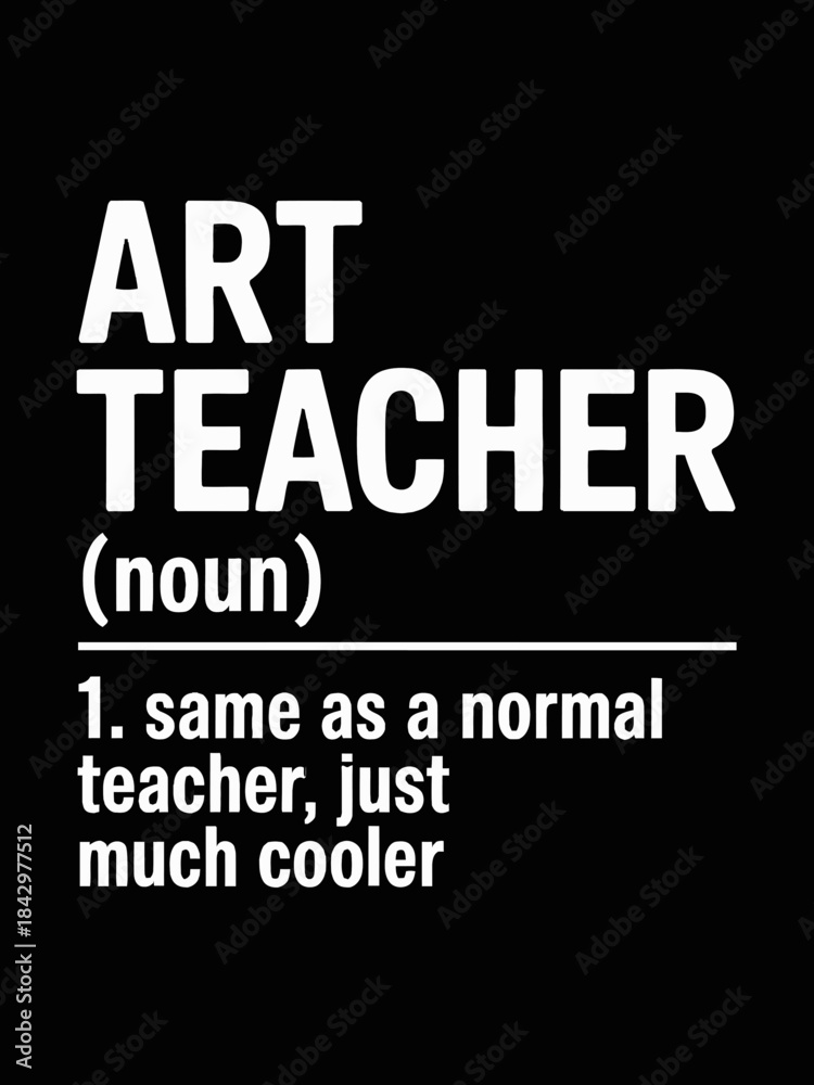 Obraz premium art teacher 