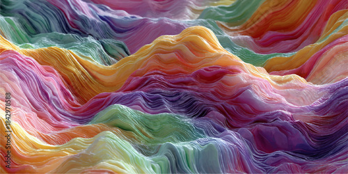 Abstract colorful watercolor paint texture background design on paper for fabric, textile, or silk wallpaper