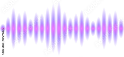 Voice record amplitude. Audio wave tune effect