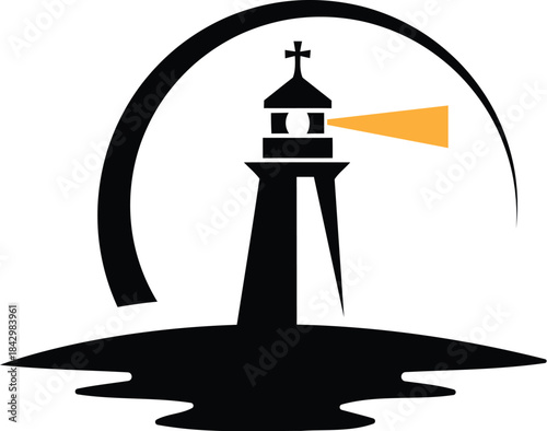 Vector Lighthouse logo