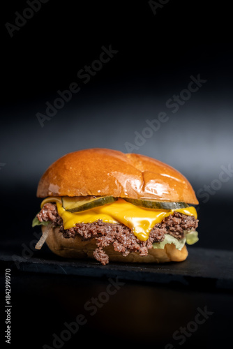 Tableau sur toile Smash Burger