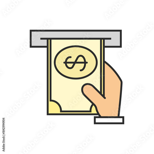 振込、引落、送金、キャッシング、振り込め詐欺、カラー