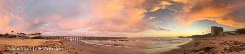 Photos Colorful Ventura Sunset Pano near Ventura Pier