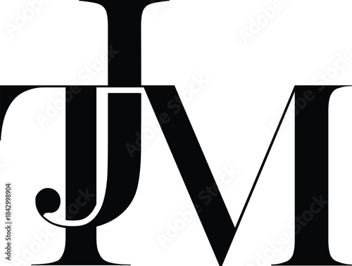 Letter TJM clothing logo