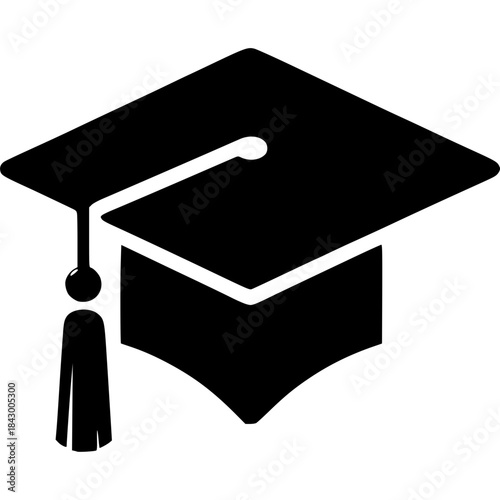 Graduation Cap Icon Vector