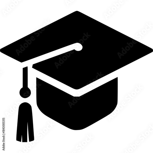Graduation Cap Icon Vector