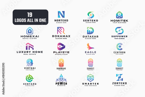 19 Logos All in One