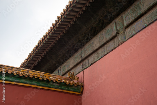 Obraz na płótnie Forbidden City Beijing Traditional Chinese Architecture Details