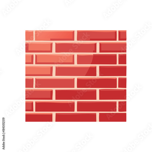 Red Brick Wall Construction Seamless Pattern Building Material Texture