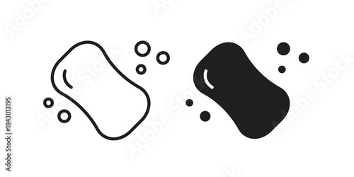 Soap icon for template. Icon vector graphic set