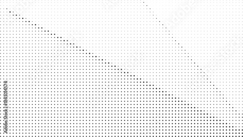 Diagonal halftone dot gradient background for tech branding, modern posters, abstract digital layouts, graphic design vector illustration