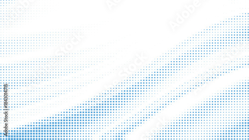 Blue soft halftone wave background for technology branding, website headers, modern posters, clean digital layouts vector illustration
