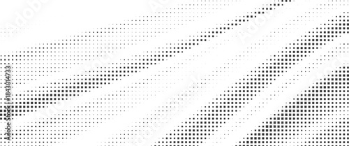 Dynamic halftone wave dot background for modern posters, tech layouts, abstract digital branding, creative design vector illustration