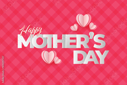 happy mothers day celebration template card background