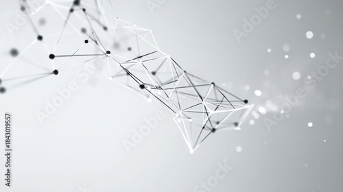 Fototapeta Naklejka Na Ścianę i Meble -  抽象的なネットワークテクノロジー
