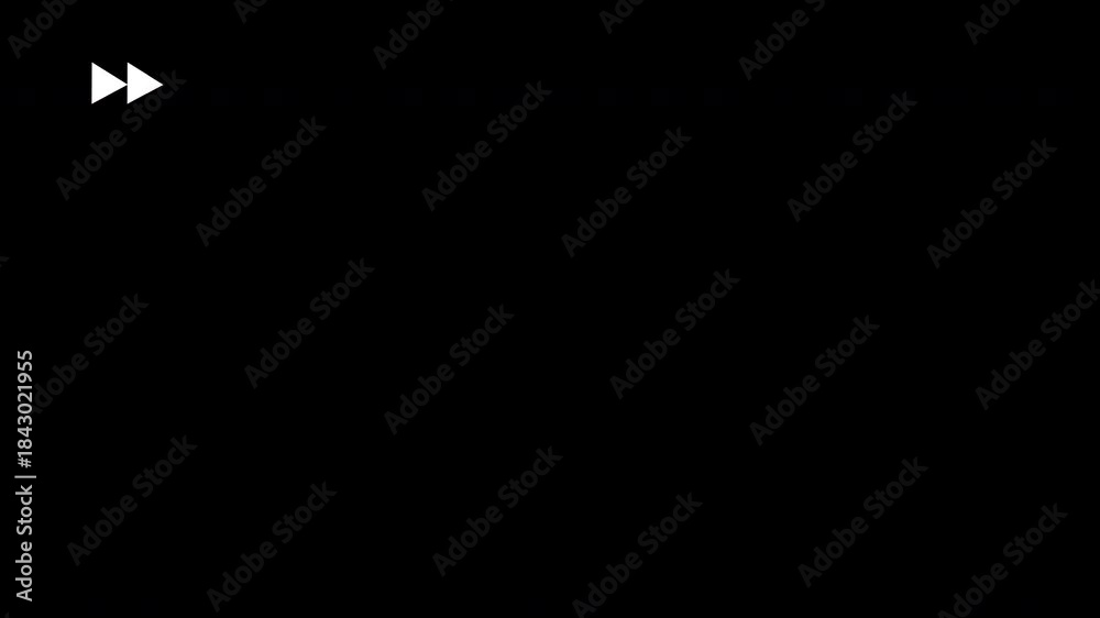 Analog fast forward VHS overlay. Old film, Analog VHS tape static with ...