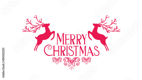 Speech vector merry Christmas