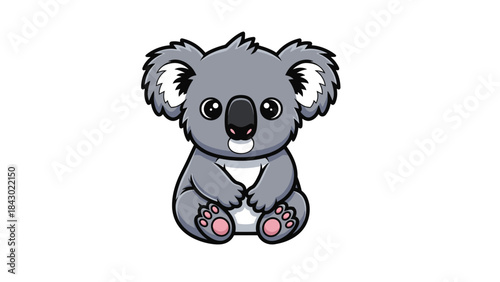 Vector of a koala 