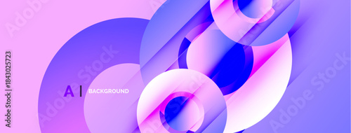 Abstract fluid shapes, pink purple hues, dynamic composition. Modern design element, gradient effects, digital artwork.