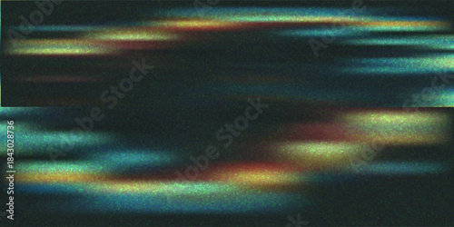 4K Beautiful color gradient background with noise. Abstract pastel holographic blurred grainy gradient banner background texture Colorful digital grain soft noise effect Nostalgia, vintage, retro