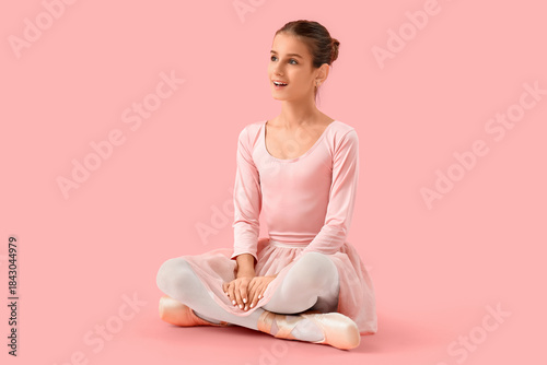 Dreamy teenage ballerina si...