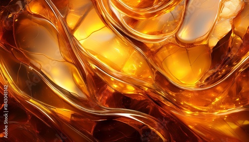 golden amber texture a captivating display of warm luminous golden amber textures the image creates a visual depth and subtle character