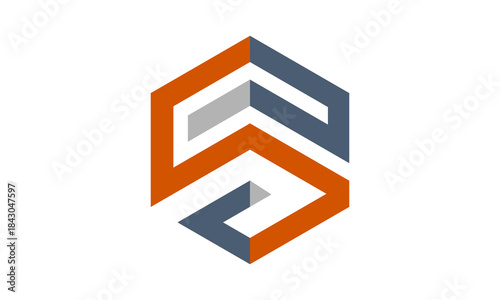 Modern Corporate Logo: A contemporary corporate logo, its design symbolizing innovation, stability, and growth