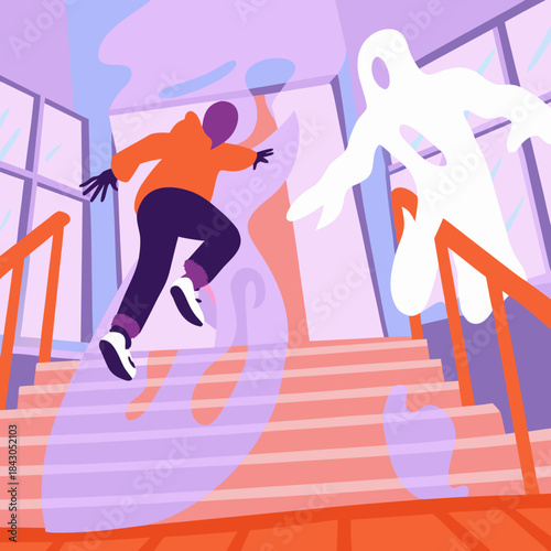 illustration of a man and woman