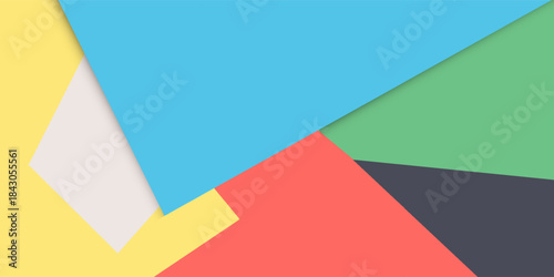 Beautiful and fashionable background for business and study from paper of different colors