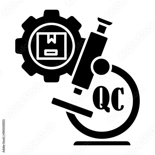 quality control Solid icon