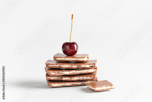 Composition with pieces of ...