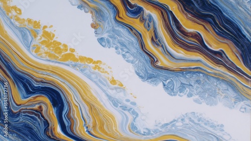 Abstract fluid art in earthy tones. AI image