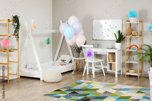 Interior of child's bedroom...