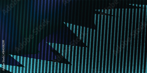 Black brush strokes and dots. Creative brush strokes isolated on a blue background, freehand drawing. Uneven strokes with jagged edges. Vector illustration.