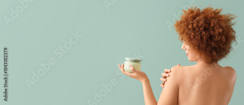 Young redhead woman with ja...