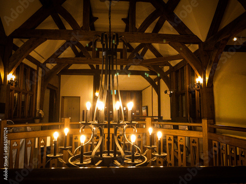 lamp in the night