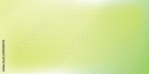 Vibrant Green Yellow Halftone Gradient Background For Design Projects, Posters, Web And Advertising EPS10