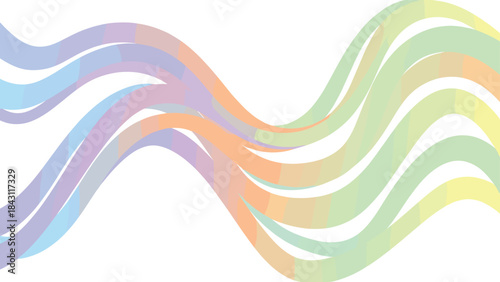 Colorful Sankey Diagram, Flow Visualization, Data Stream, Gradient Bands, Process Mapping, Energy Transfer, Analytics, Abstract Infographic, Vector Design